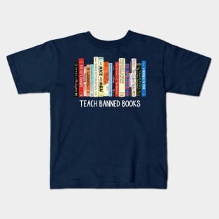 Teach Banned Books Kids T-Shirt